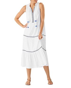 Tommy Bahama Cotton Clip Cover-up Midi Dress