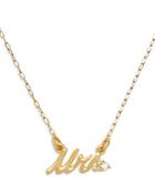 Kate Spade New York Mrs. Pendant Necklace, 16