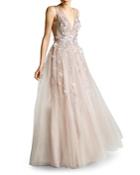 Basix Embellished Tulle Ball Gown