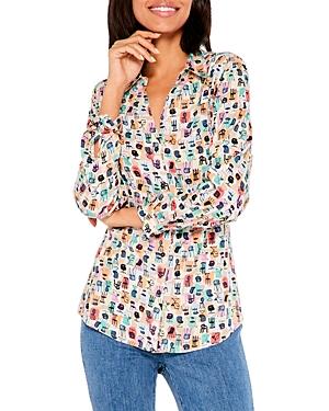 Nic+zoe Have A Seat Long Sleeve Blouse