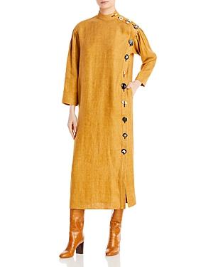 Tory Burch Multi Button Linen Dress