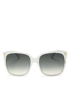 Gucci Square Sunglasses, 57mm