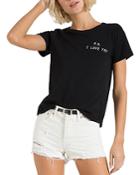 N:philanthropy Cotton P.s. I Love You Graphic Tee