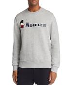 Moncler Rubberized-logo Crewneck Sweatshirt