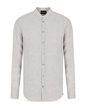 Armani Heathered Long Sleeve Shirt