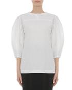 Alberta Ferretti Puff Sleeve Top