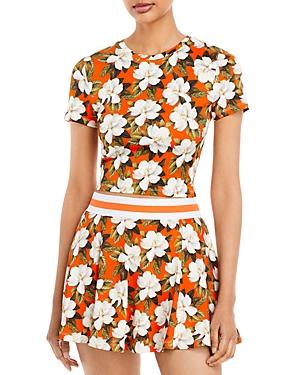 Alice And Olivia Cindy Classic Cropped Top