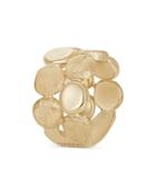 Marco Bicego 18k Yellow Gold Jaipur Polished & Textured Disc Double Row Statement Ring