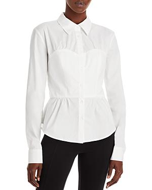 Bcbgmaxazria Woven Button Front Shirt