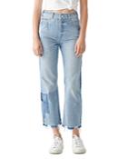 Dl1961 Jerry High-rise Cropped Straight Vintage Jeans In Sebring