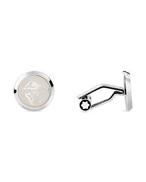 Montblanc 1858 Ice Sea Ocean Cufflinks