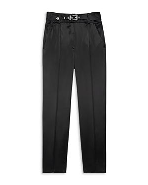 The Kooples Belted Satin Pants
