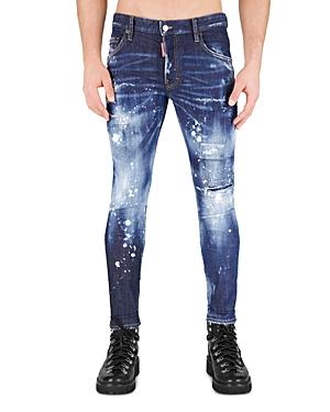 Dsquared2 Super Twinky Skinny Fit Jeans In Navy/blue
