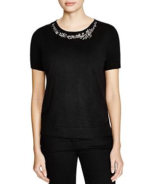 Magaschoni Embellished Cashmere Tee