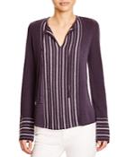 Joie Marina Striped Cashmere Sweater
