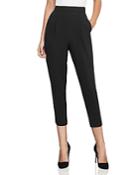 Bcbgmaxazria Pleated Tapered Cropped Pants