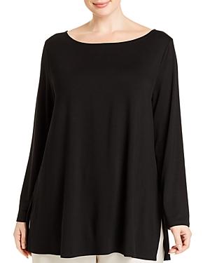 Eileen Fisher Plus Boatneck Tunic Top
