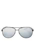 Prada Men's Polarized Brow Bar Aviator Sunglasses, 62mm