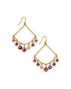 Kendra Scott Gemma Multi Stone Charm Open Drop Earrings