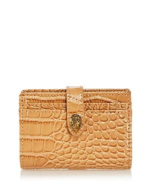 Kurt Geiger London Croc Embossed Bifold Card Case