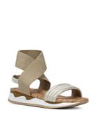 Donald Pliner Women's Shaye Leather & Stretch Ankle Strap Sandals