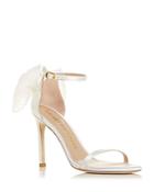 Stuart Weitzman Women's Nudistsong Mesh Bow High Heel Sandals