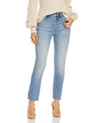 Mother Pixie Dazzler Frayed Ankle Jeans In Au Revoir