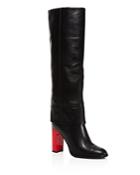 Opening Ceremony Stovepipe Block Heel Tall Boots