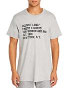 Helmut Lang Graphic Logo Text Tee