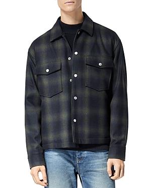 The Kooples Check Fitted Shirt Jacket