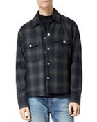 The Kooples Check Fitted Shirt Jacket