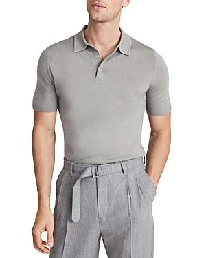 Reiss Blair Wool Snap Polo Shirt