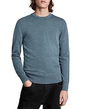 Allsaints Mode Merino Wool Solid Slim Fit Crewneck Sweater
