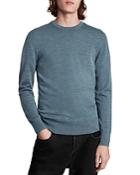 Allsaints Mode Merino Wool Solid Slim Fit Crewneck Sweater