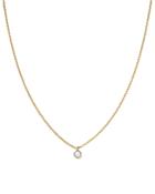 Zoe Chicco 14k Yellow Gold Opal Drop Choker Necklace, 14