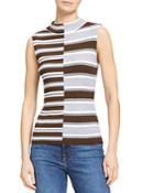 Theory Mixed Stripe Sweater Tank