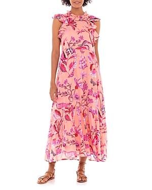 Banjanan Hanna Cotton Floral Print Maxi Dress