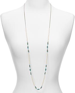 Chan Luu Turquoise Mix Beaded Necklace, 40