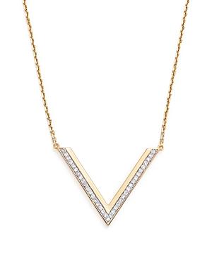Diamond Geometric Pendant Necklace In 14k Yellow Gold, .35 Ct. T.w. - 100% Exclusive