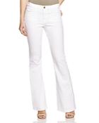 Frame Le High Flare Jeans In Blanc