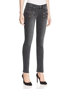 Paige Edgemont Skinny Ankle Jeans In Smoke Grey - 100% Exclusive