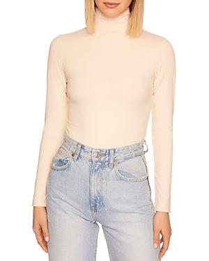Susana Monaco Fitted Turtleneck Tee