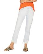 Sanctuary Connector Kick Flare Jeans In White Sand