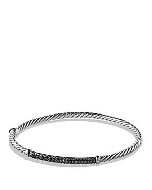 David Yurman Petite Pave Bracelet With Black Diamonds