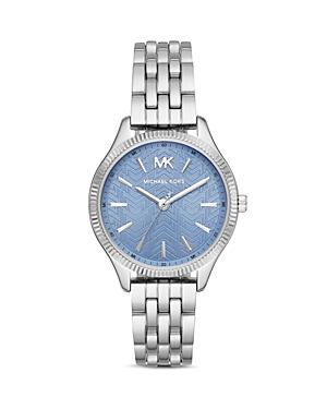 Michael Kors Lexington Blue Dial Link Bracelet Watch, 36mm