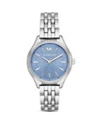 Michael Kors Lexington Blue Dial Link Bracelet Watch, 36mm