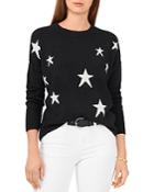 Vince Camuto Star Crewneck Sweater