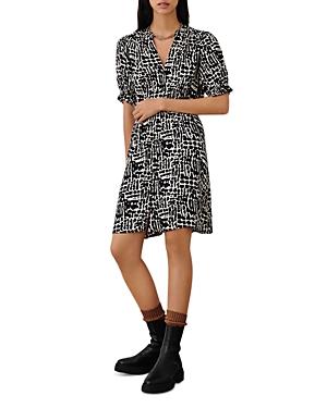 Ba & Sh Oia Printed Mini Dress