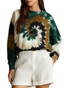 Lauren Ralph Lauren Spiral Tie-dye Terry Sweatshirt