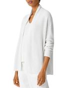 Eileen Fisher Open-front Boxy Cardigan